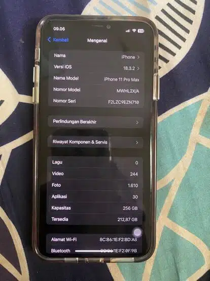 Iphone 11 pm 256 gold murah