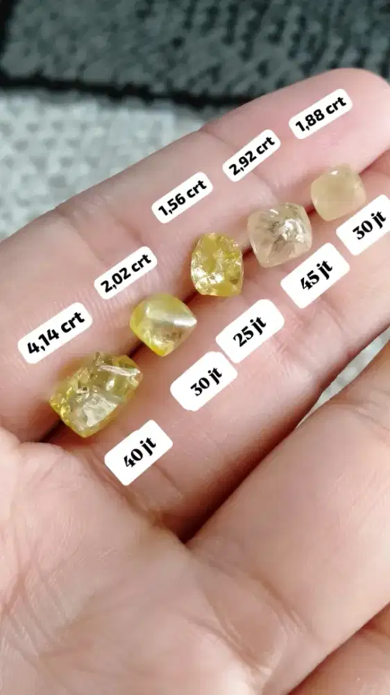 Bahan Mentah Berlian