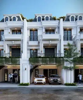 Rumah Mewah American Classic dalam Cluster di Kalibata Jakarta Selatan