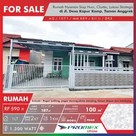 Dijual Rumah Nyaman, Siap Huni Lokasi Strategis Tipe 100