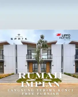RUMAH  2 LANTAI siap huni  CICILAN 4 JTAN. LOKASI ASRI.BEBAS  BANJIR