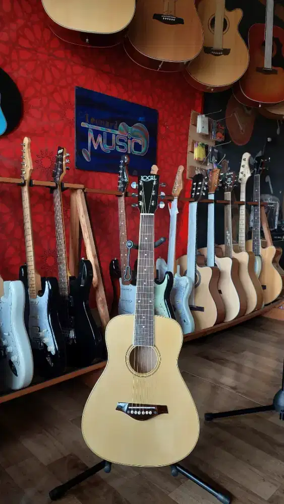 Gitar akustik junior 3/4 tanem besi lokal produk