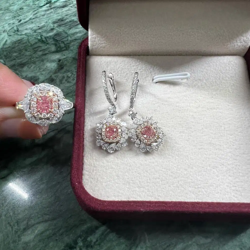Anting Pink Diamond (AGL)