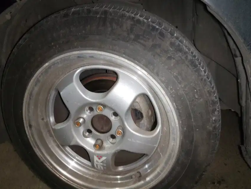 DIJUAL 1SET(4pcs) velg MERK HSR RING 15 PEMAKAIAN PRIBADI MASIH NEMPEL