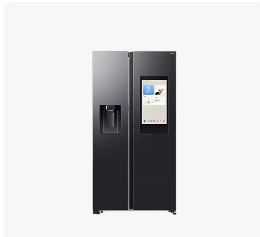 SAMSUNG KULKAS SIDE BY SIDE FAMILY HUB ADA LAYAR DAN SPEAKER 700 LITER