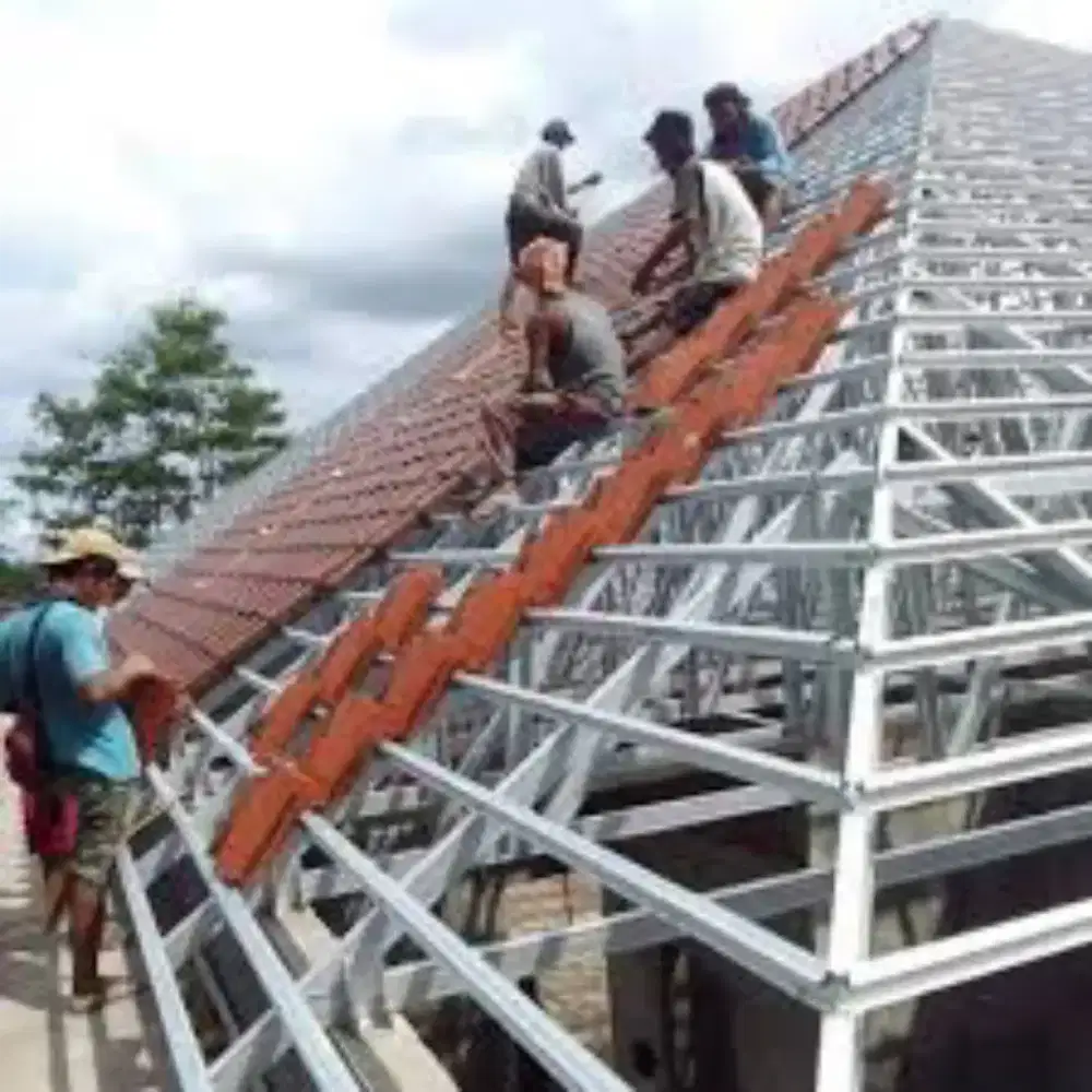 Pemasangan baja ringan