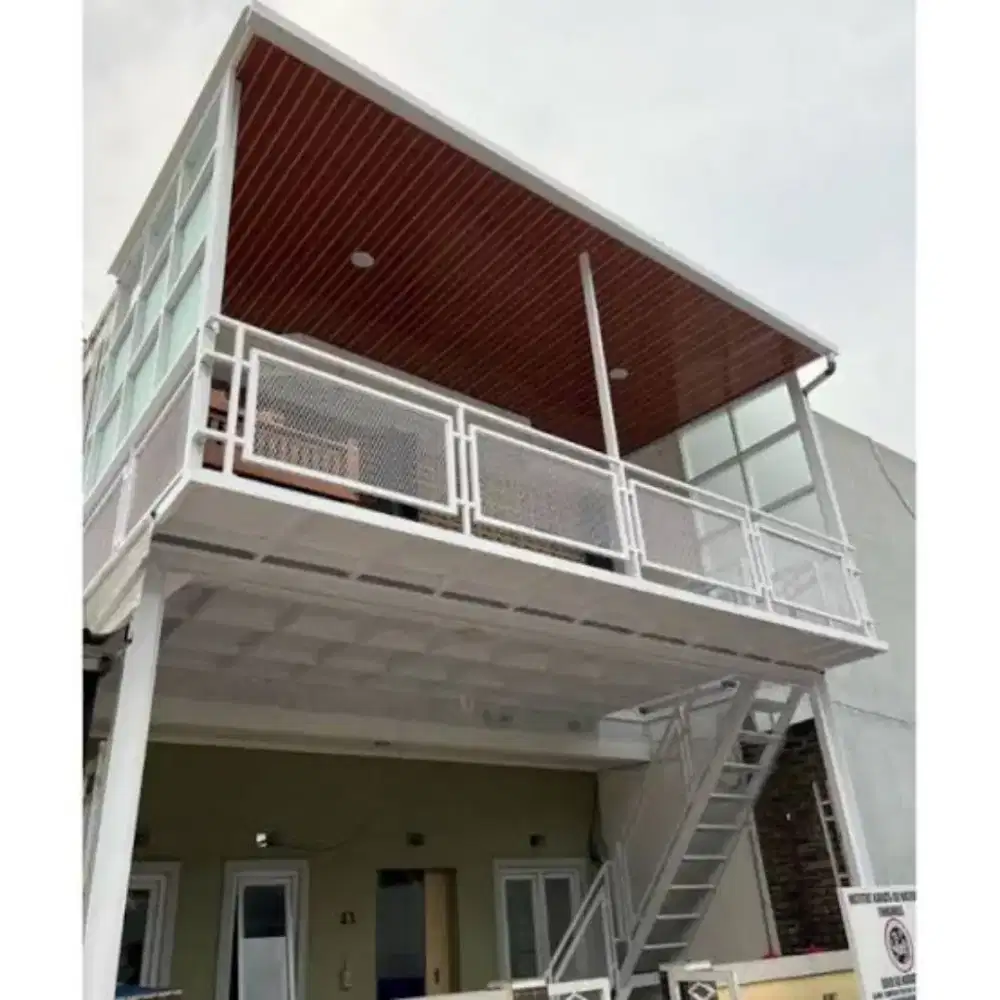 Dak plat teras rumah / menjanine ruangan