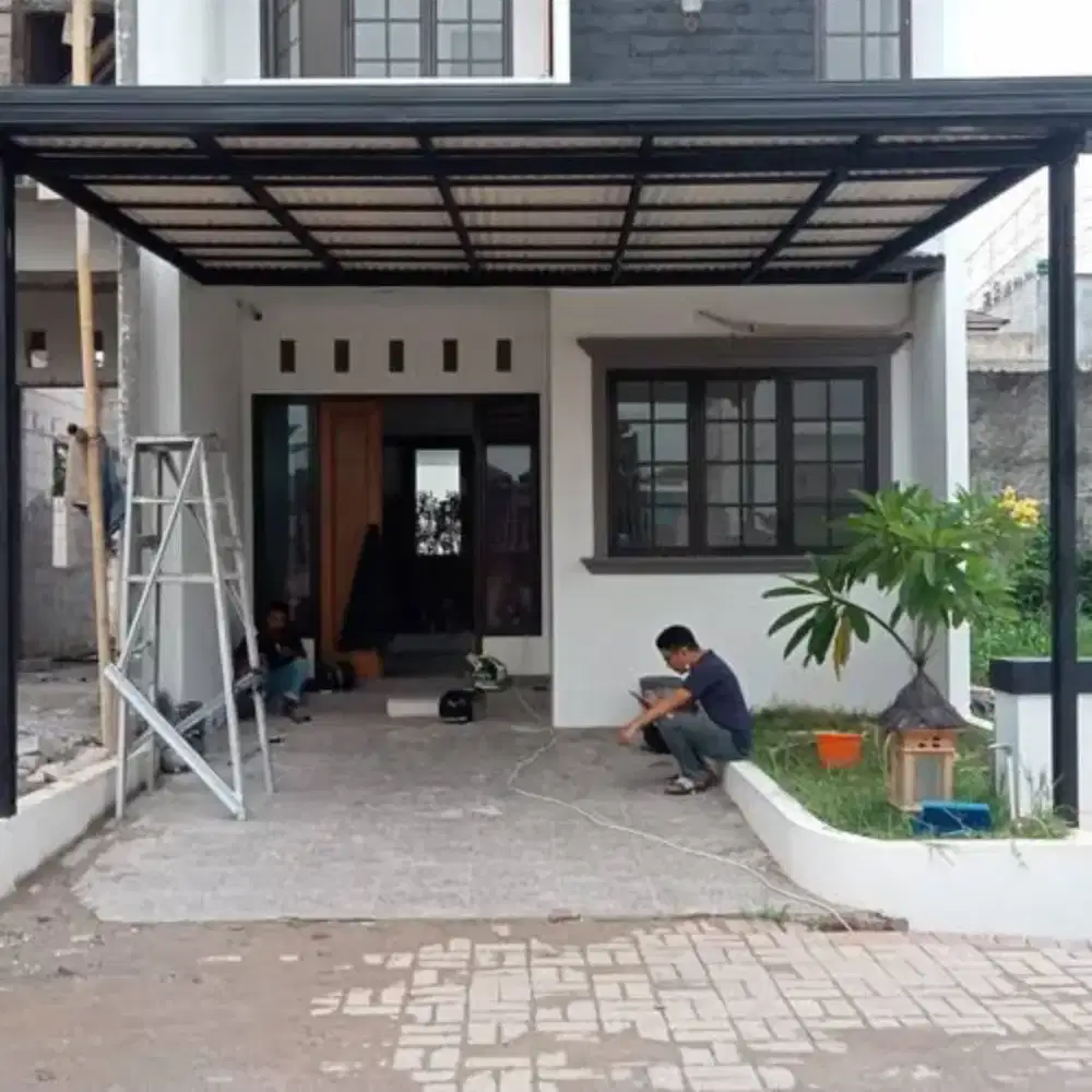 Kanopi minimalis doble layer/alderon RS/treamdex