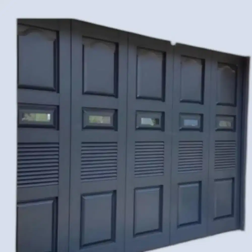 Pagar minimalis Anderson besi holo plat