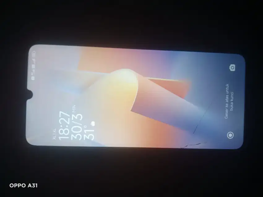 Redmi 13c 8/256 retak 3 helai