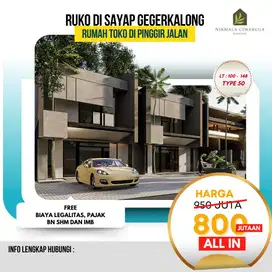Dijual Ruko Asri di cigugur girang sudah shm split dkt setraduta sariw