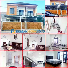 rumah 2 lantai sangat startegis lingkungan cluster wedomartani
