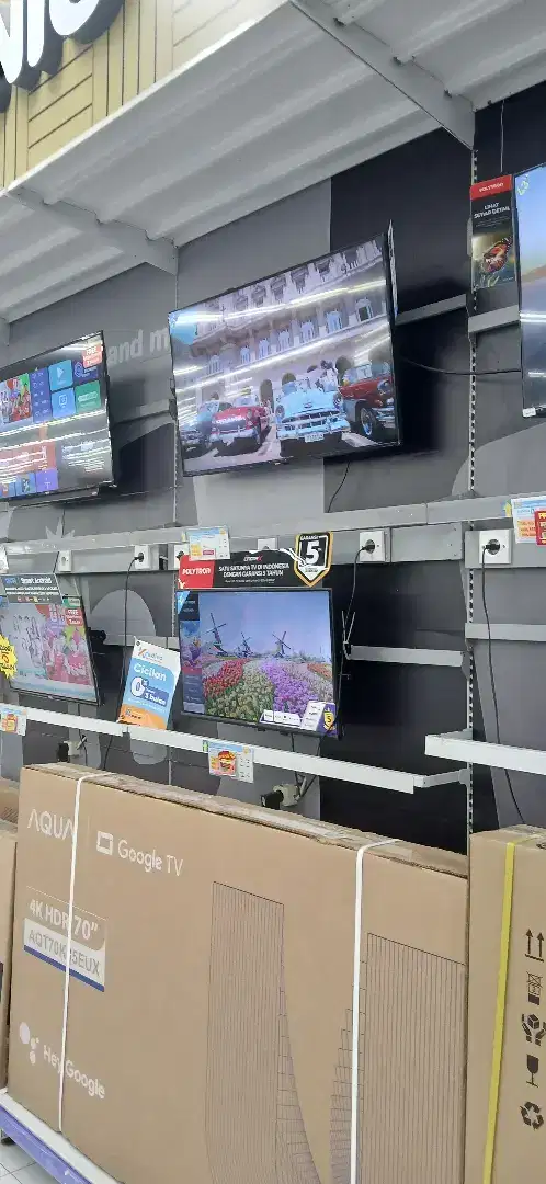 Smart TV sharp berbagai tipe