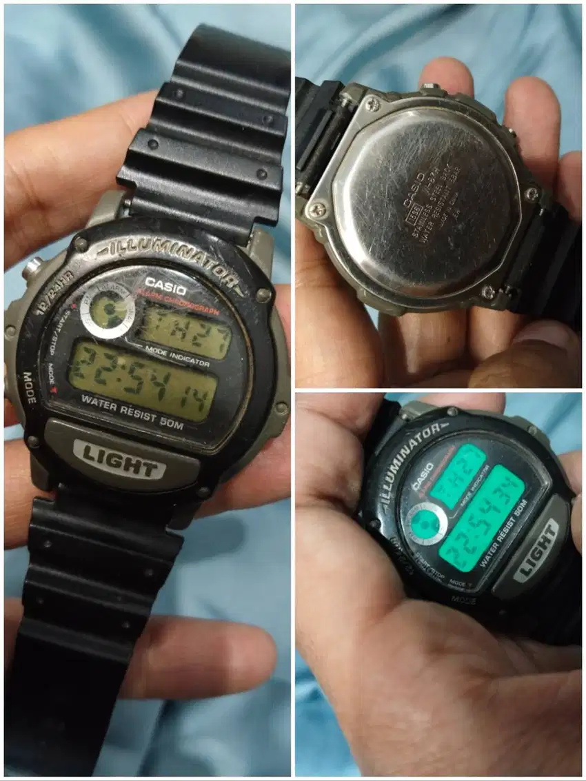 Jam casio iluminator