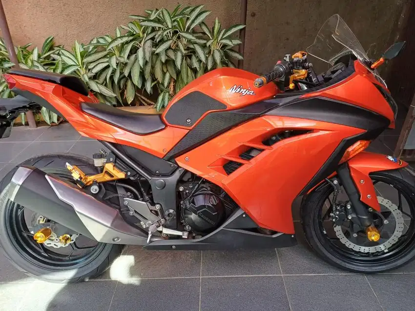 Ninja 250 R 2016 KM 2200 Orange Full Modif