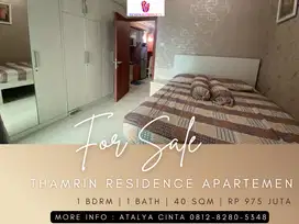 Dijual Apartement Thamrin Residences 1BR View Mas Mansyur Furnished