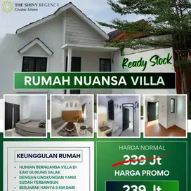 Jual rumah villa dekat kampus ipb dramaga harga 200 jutaan