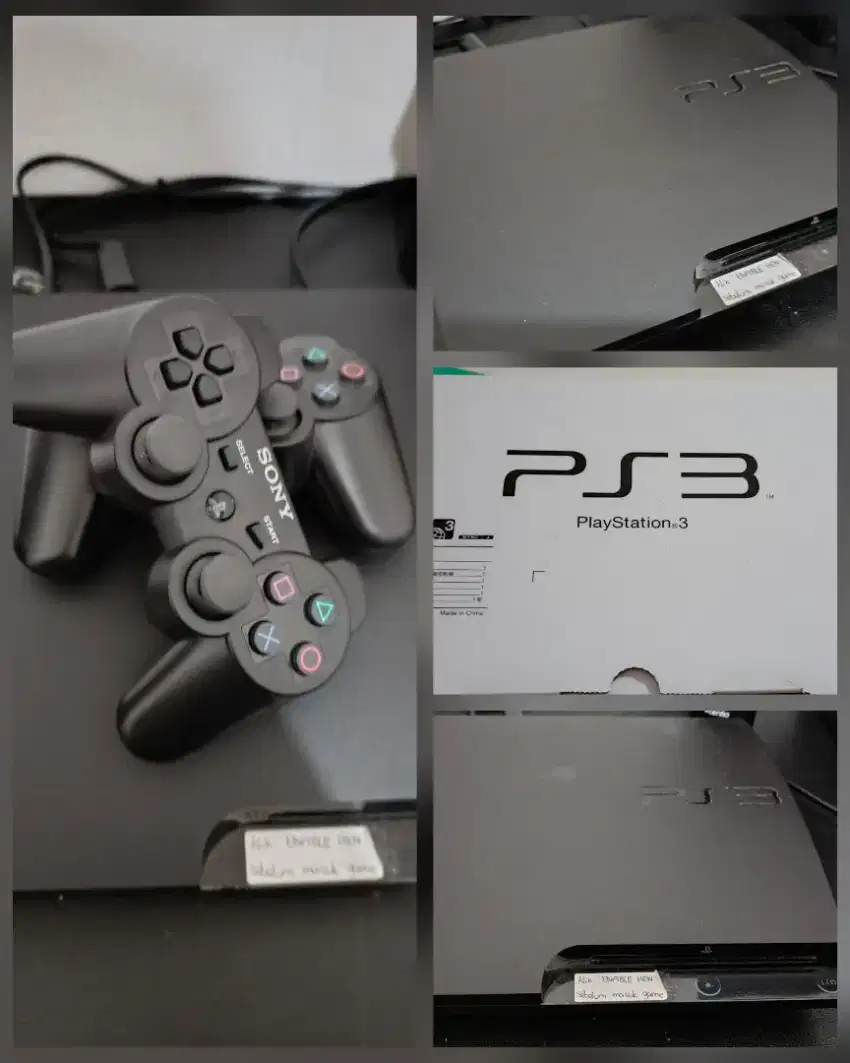 PS 3 500GB 2 STICK LENGKAP