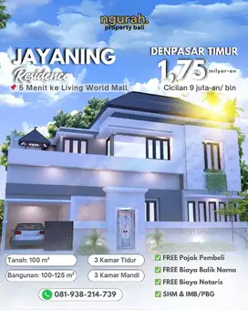 5 Menit Ke Living World, Jayaning Residence Trengguli Gatsu Timur