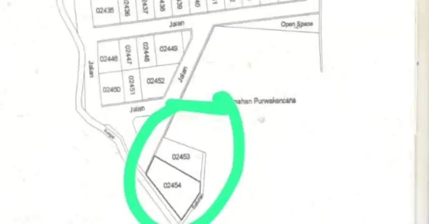 Tanah kosong Sumampir dekat kampus UIN, UNSOED, SPN, Amikom Purwokerto
