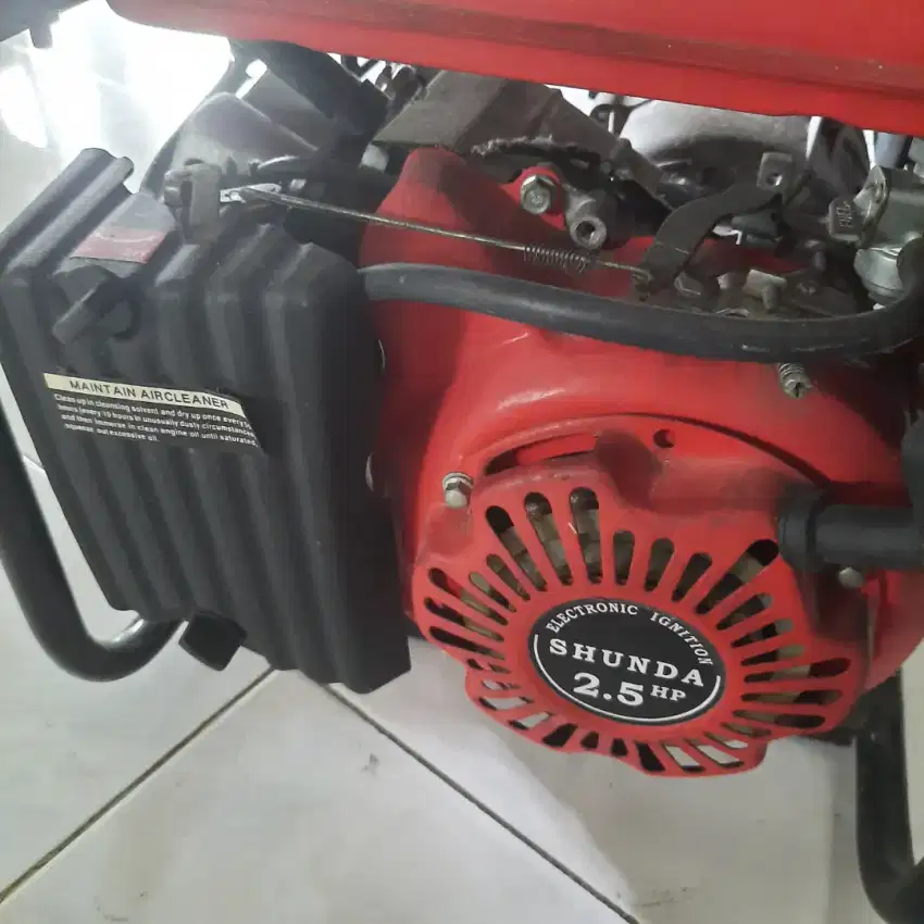 Genset merk shunda 2.5 hp