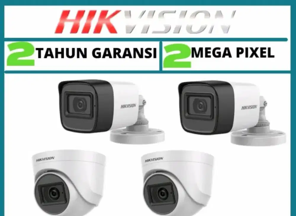 Paket cctv hilook hikvision dahua imou ready