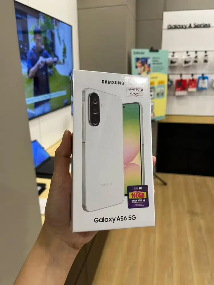 Samsung A56 Lighgray DISKON 700rb Tebus Murah Buds BISA CICILAN