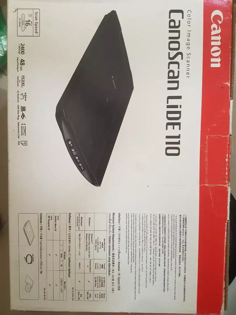 Scanner Canon canoscan LIDE 110 bekas