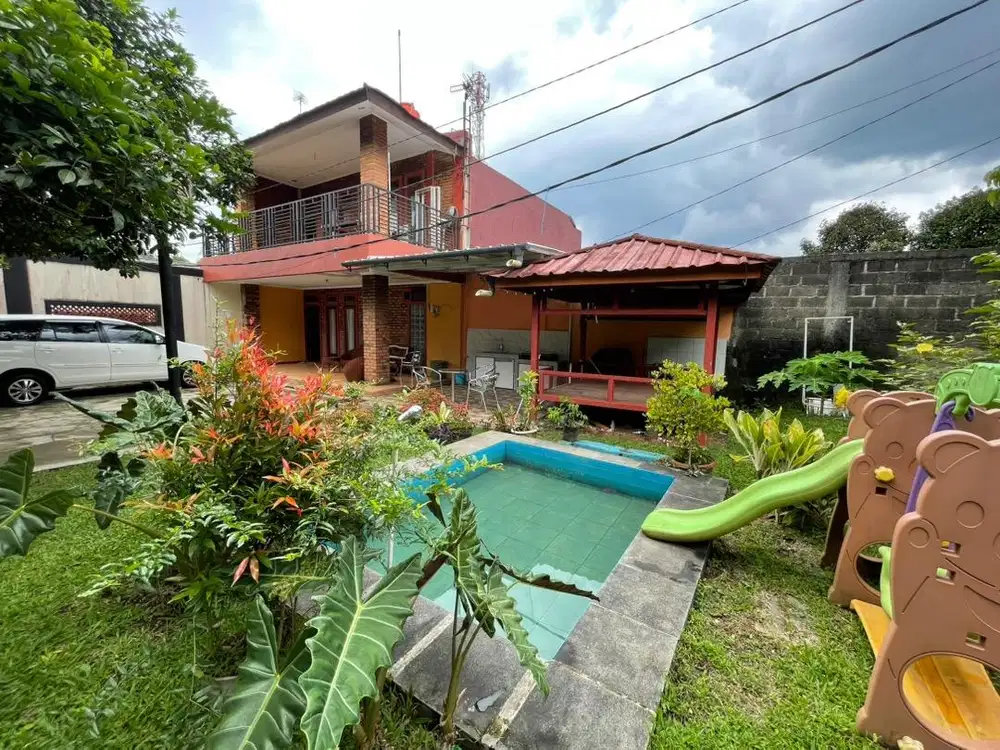 Jual Villa 2 Lantai Sentul Selatan 1000m Include Furniture Siap Huni