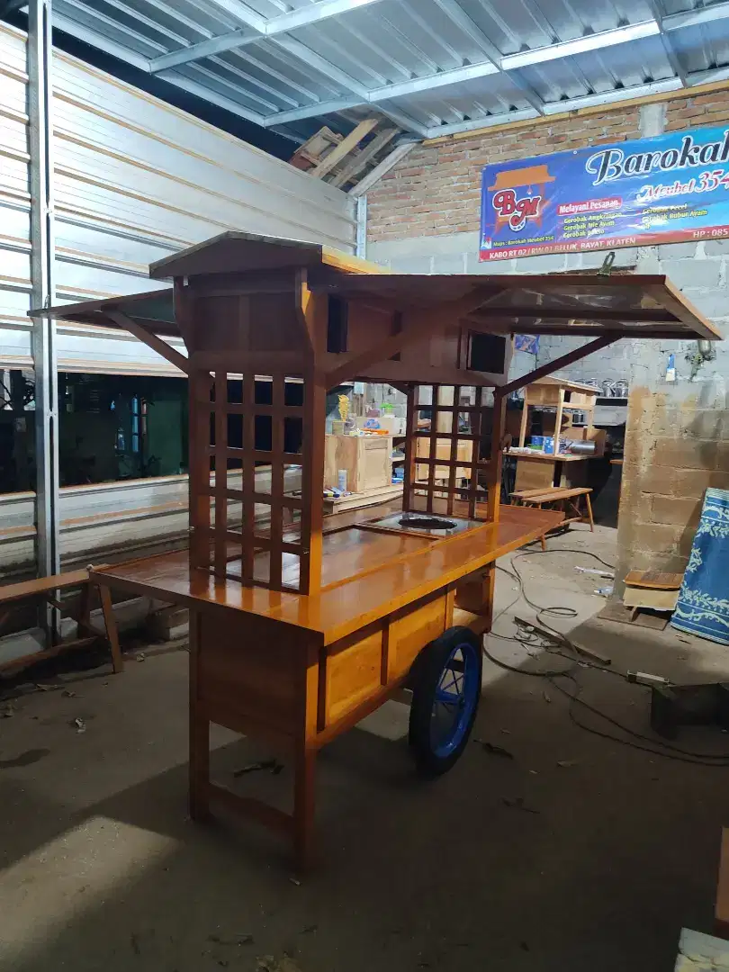 Jual Gerobak Angkringan,Bakso,Mie Ayam,Bubur,Roti BakardlL.Free ongkir