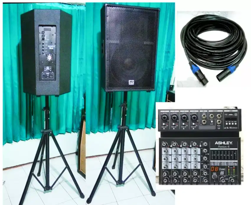 Speaker Aktif Paket Mixer