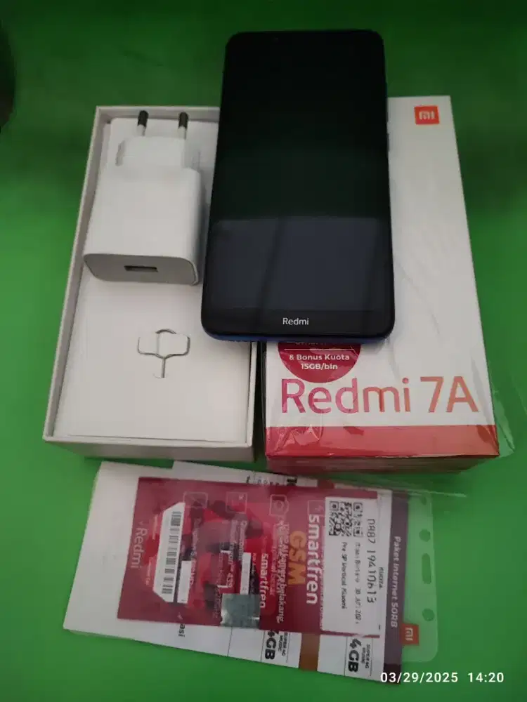 Dijual Cepat HP Redmi 7A 2/16 Gb Biru Matte SIAP PAKAI