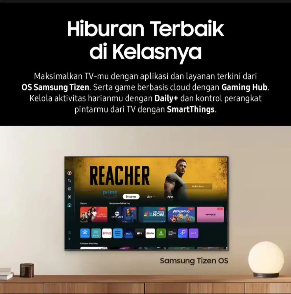 Smart TV Samsung 43 inchi 4K UHD Netflix YouTube Digital Garansi Baru