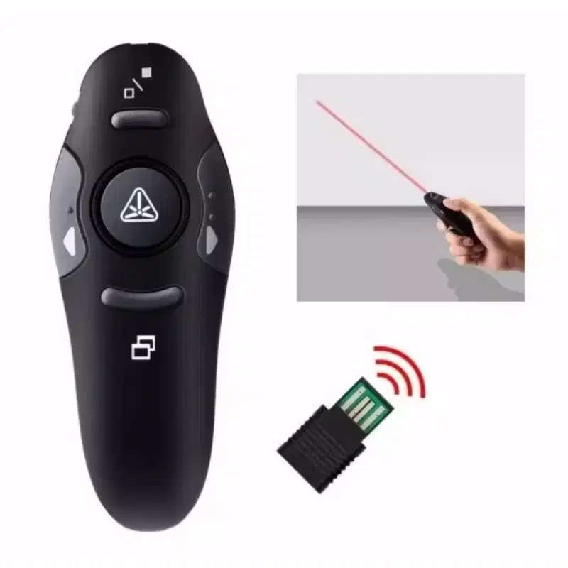 Wireless USB Presenter Remote Control Laser Pointer Pen