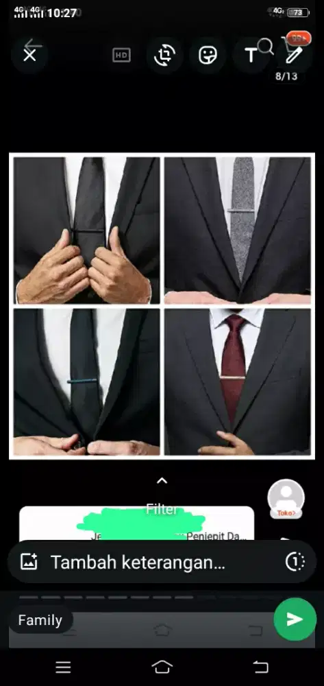 Aneka Penjepit Dasi Pria Wanita dewasa