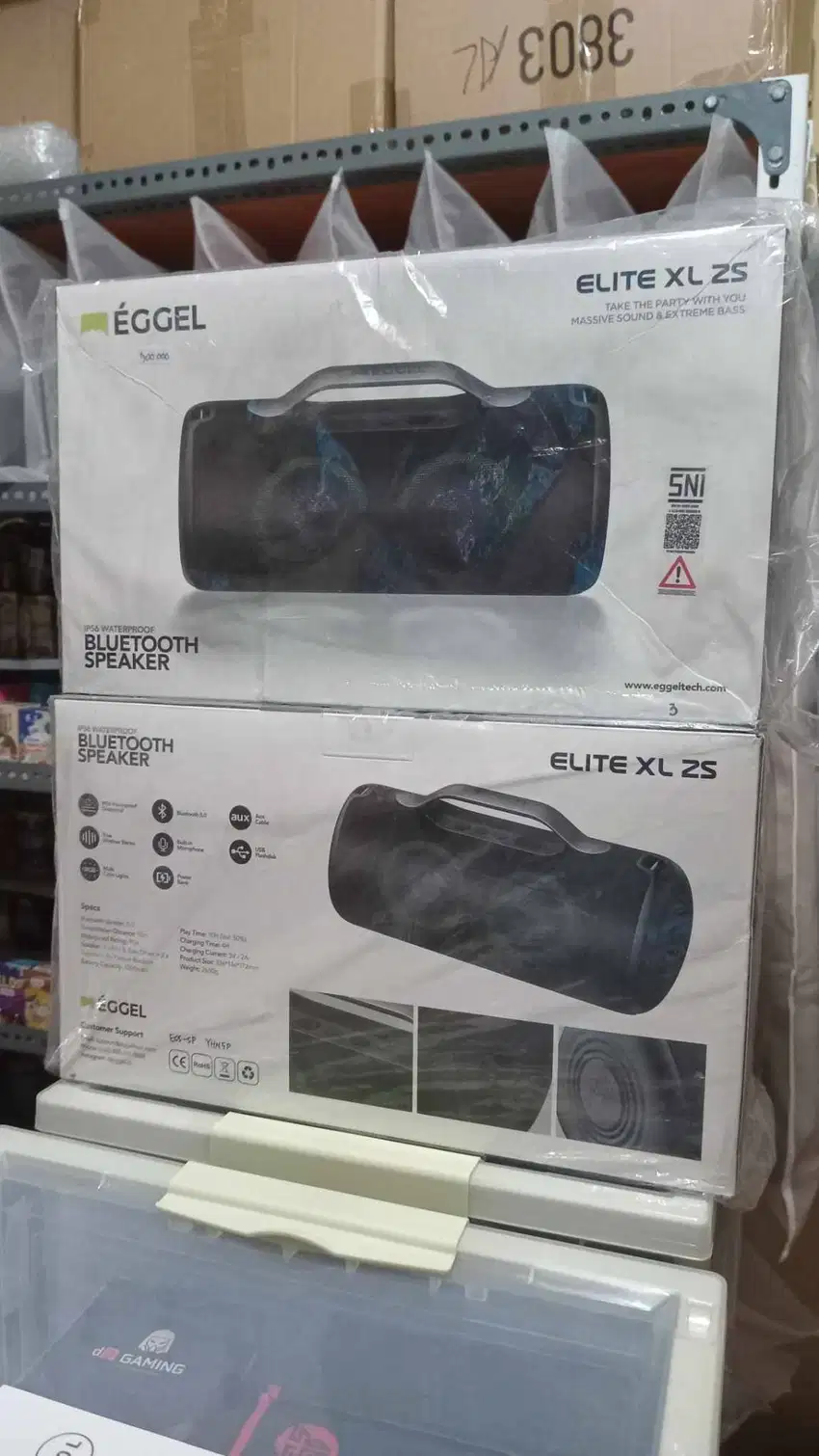 Eggel Elite XL 2 Portable Speaker Microphone Bluetooth with RGB Light