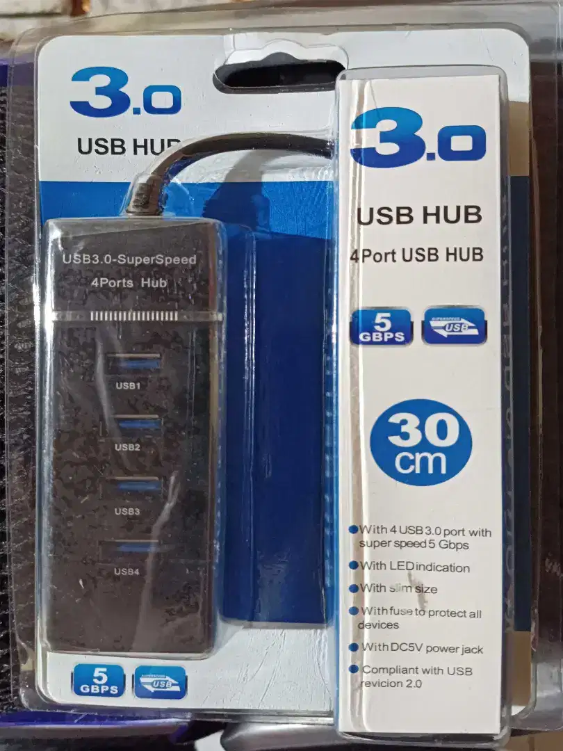 USB HUB 3.0 4 Port 30 CM SuperSpeed