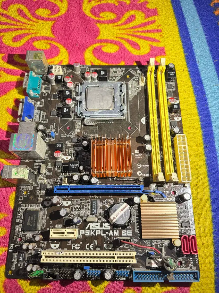 MOTHERBOARD ASUS P5KPL AM.SE intel socket 775 ddr2 + PROC
