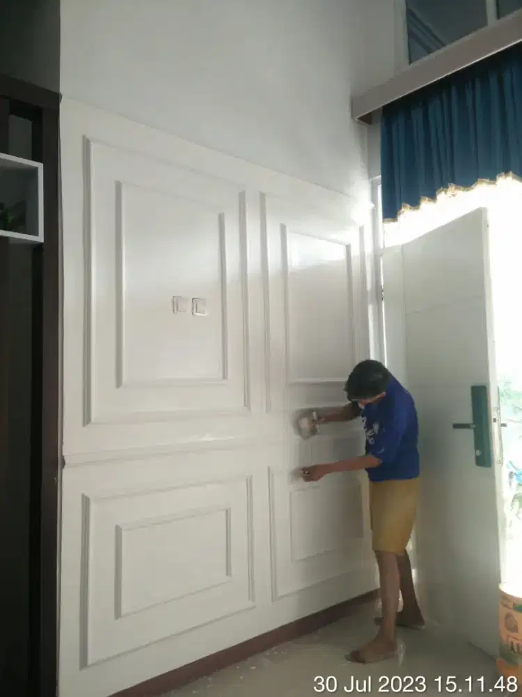 Furniture pvc dan dekorasi plafon gypsum drop cielling