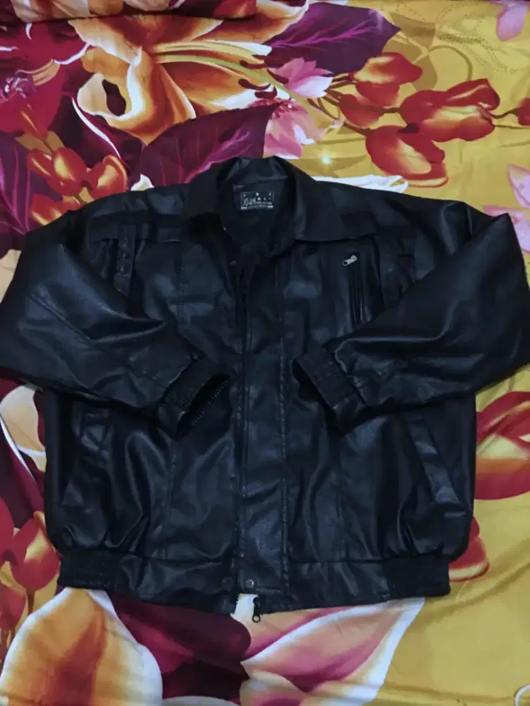 Jaket kulit synthetic premium