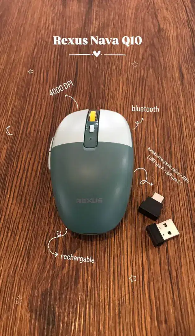 Mouse rexus Nava Q10