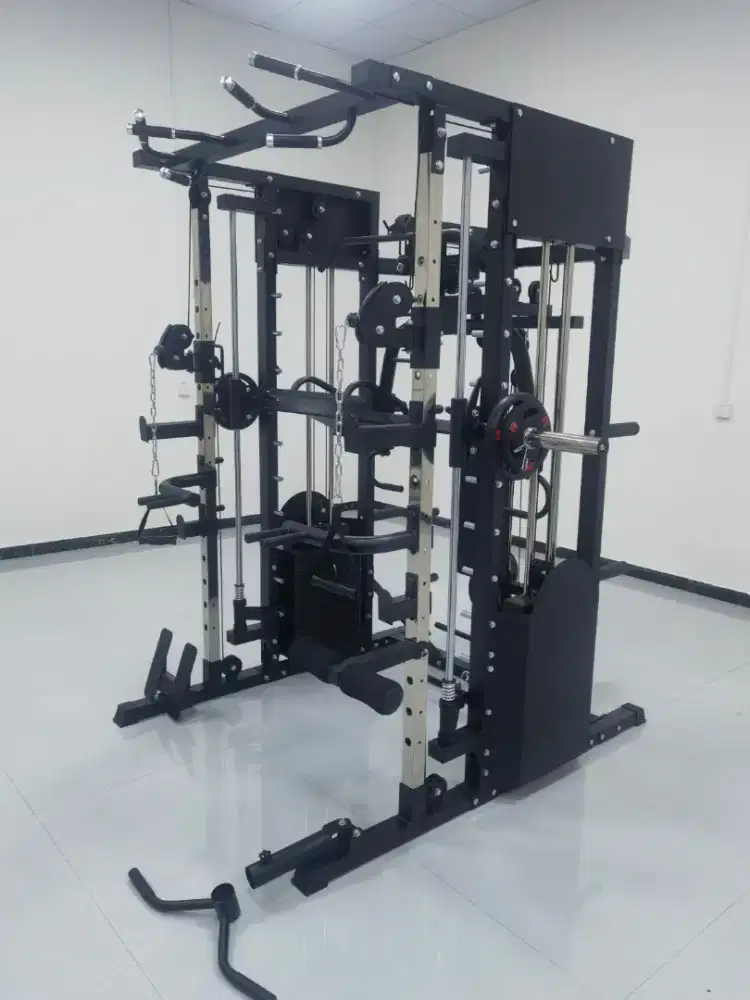 smith machine alat fitness komersial smith multy