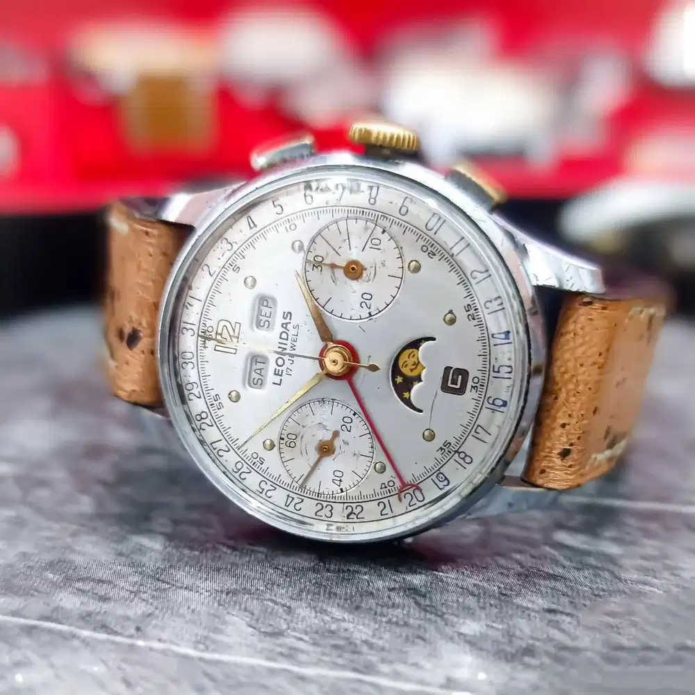 Leonidas 1950 no tag heuer omega zenith rolex breitling cartier oris