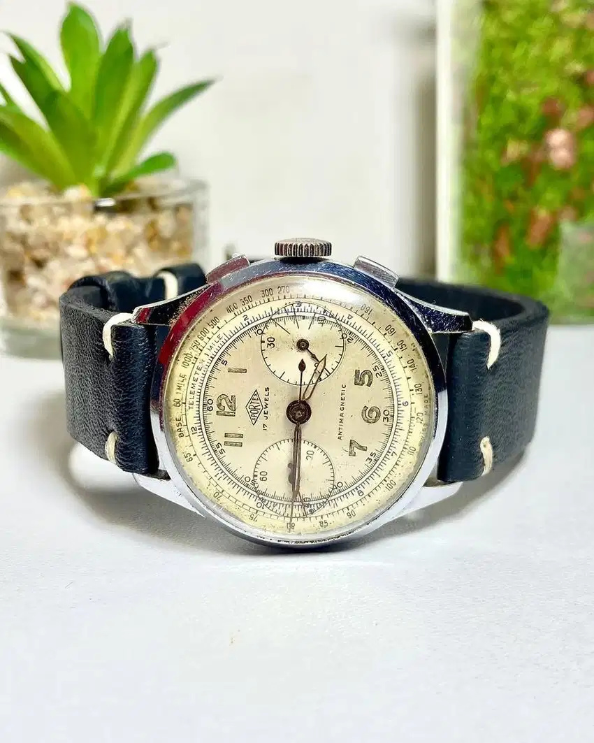 Rare sportex leonidas 1940 no omega jaeger oris zenith heuer rolex