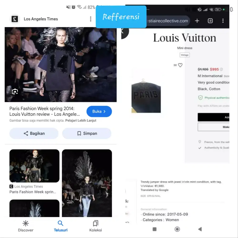 Auth lv louis vuitton jumper/crewneck spring summer 2014