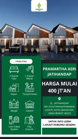 Rumah Baru Desain Bebas di Jatihandap