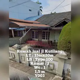 D jual rmh d jl Kutilang, lokasi strategis dan ramai