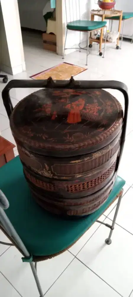 set Rantang Tenong ORI bambu china antik harga murah di jakarta pusat