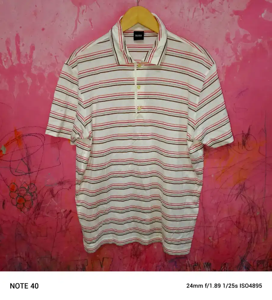 Bismillah, dijual kaos kerah Hugo Boss salur original