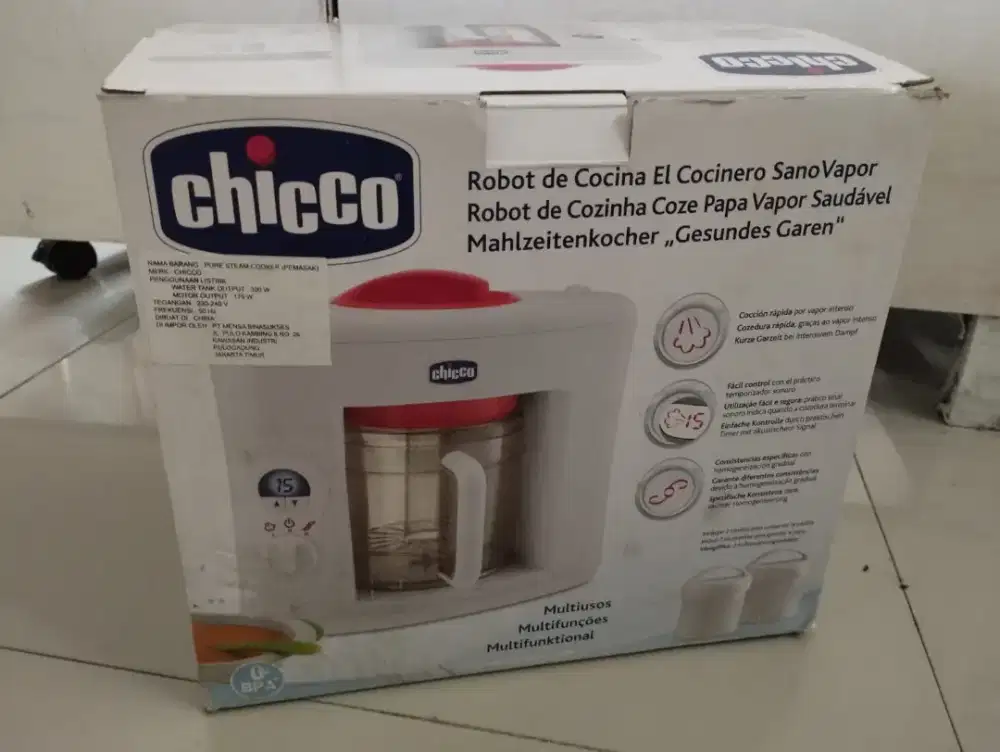 Pure steam cooker chicco